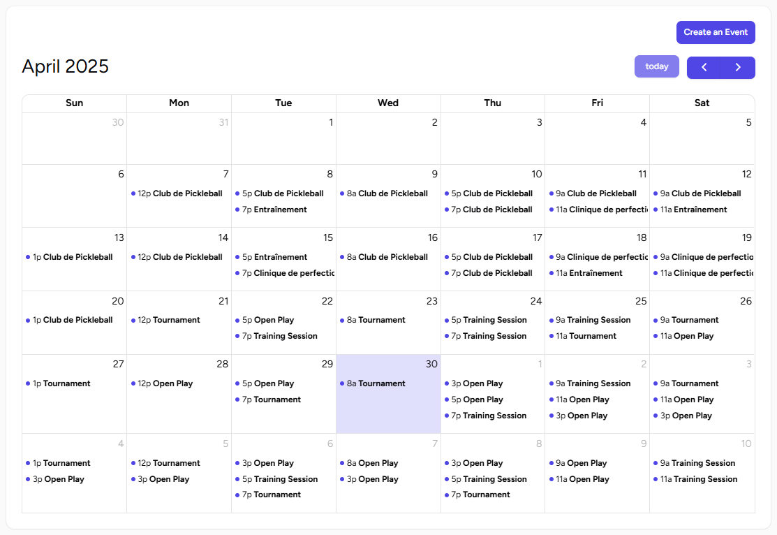 Calendar