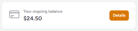 Ongoing Balance